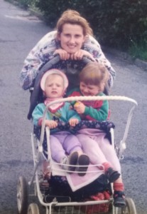 Nasze córki, Justynka i Gosia.