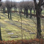 Widok na cmentarz w Herrhnut